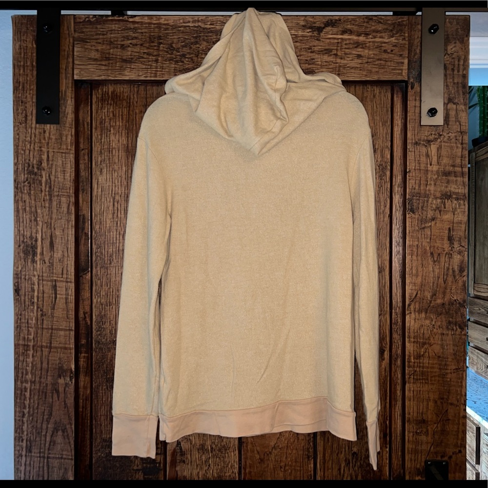 Wildfox Never Love a Cowboy Gypsy Hoodie in Beige Size Small - Picture 3 of 4